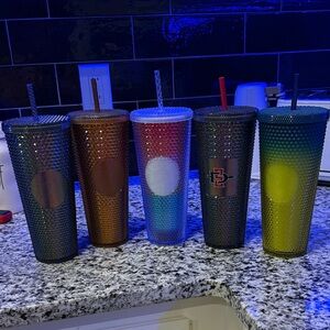 Starbucks Colorful Studded Tumblers Set